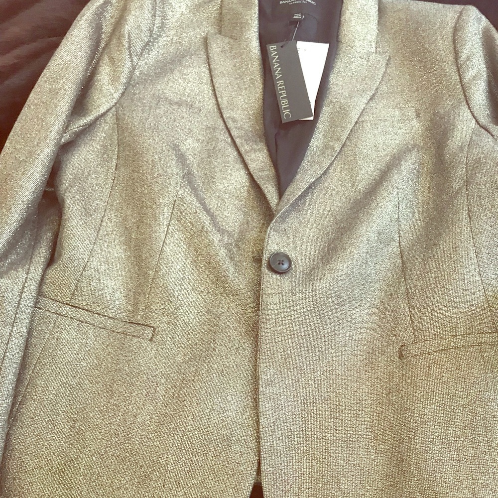 NWT Banana Republic shimmering blazer